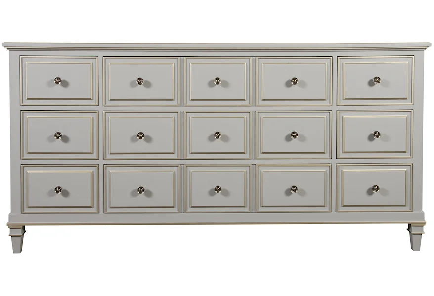 Louis P550 Dresser by Vanguard Furniture at Esprit Decor Home Furnishings